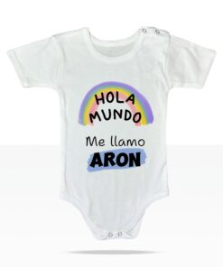 Body bebé personalizado regalo nacimiento con frase nombre o cualquier diseño - Imagen 6