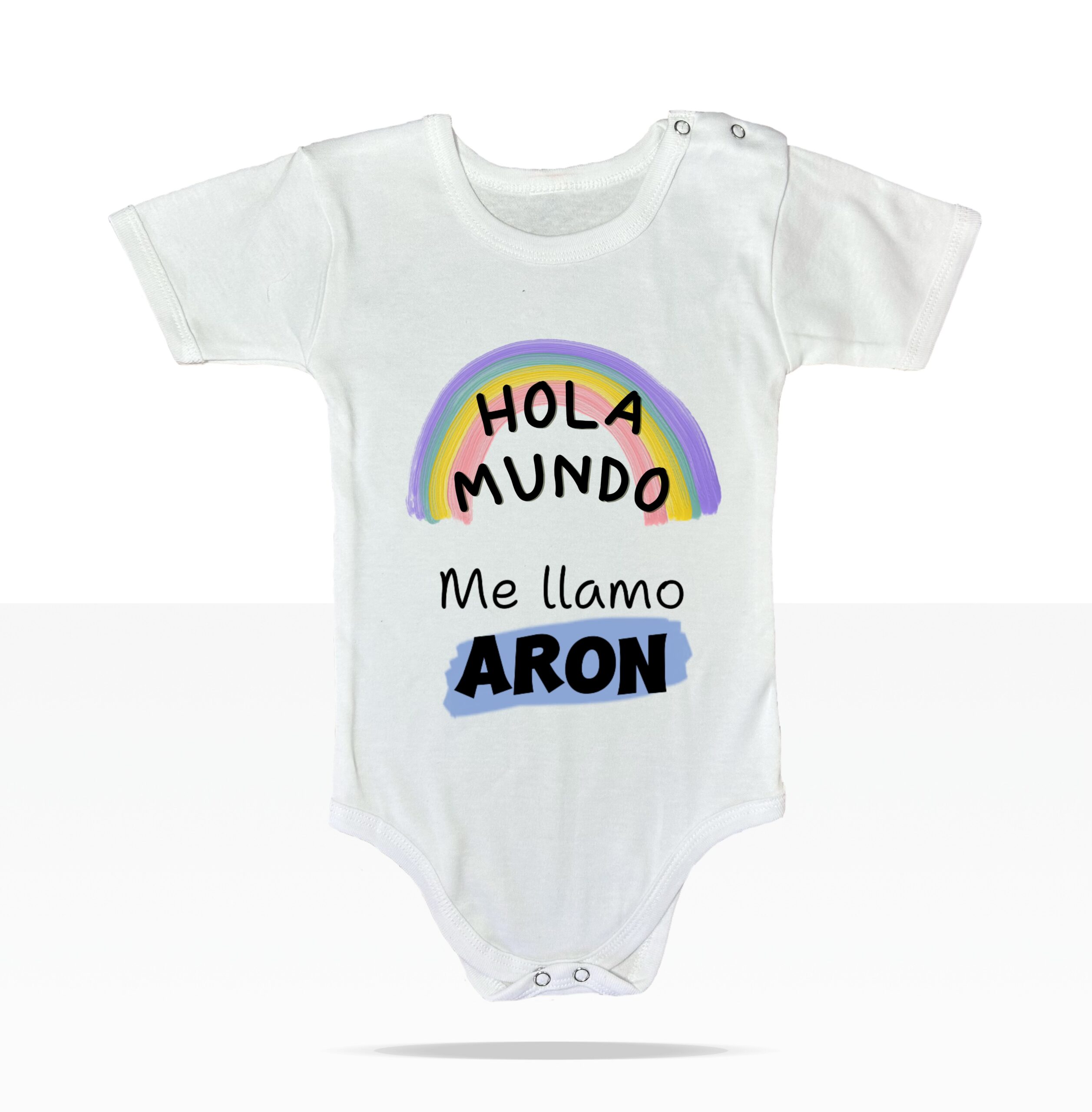 Body bebé personalizado regalo nacimiento con frase nombre o cualquier diseño - Imagen 6
