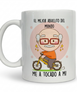 Taza para Día de los abuelos personalizada con foto, frase o dibujo a todo color - Imagen 7